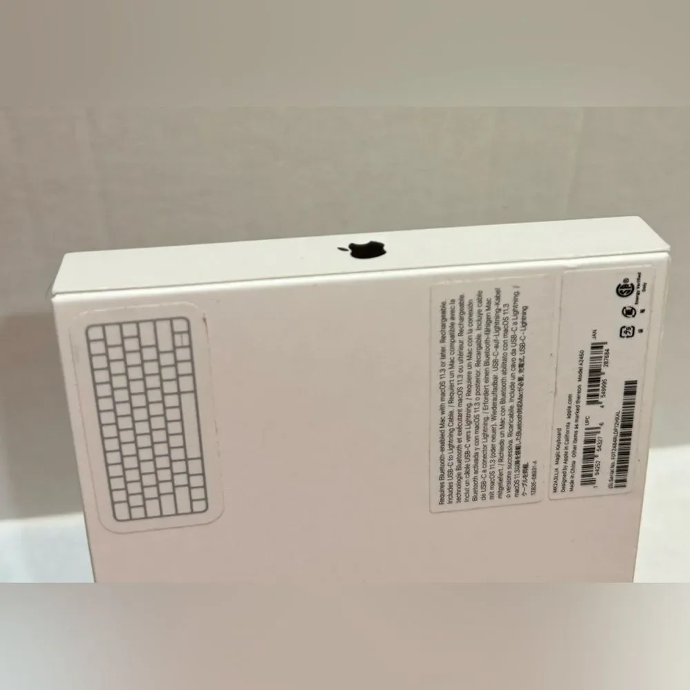 APPLE Magic Bluetooth Keyboard MK2A3LL/A Model A2450 FACTORY SEALED US English